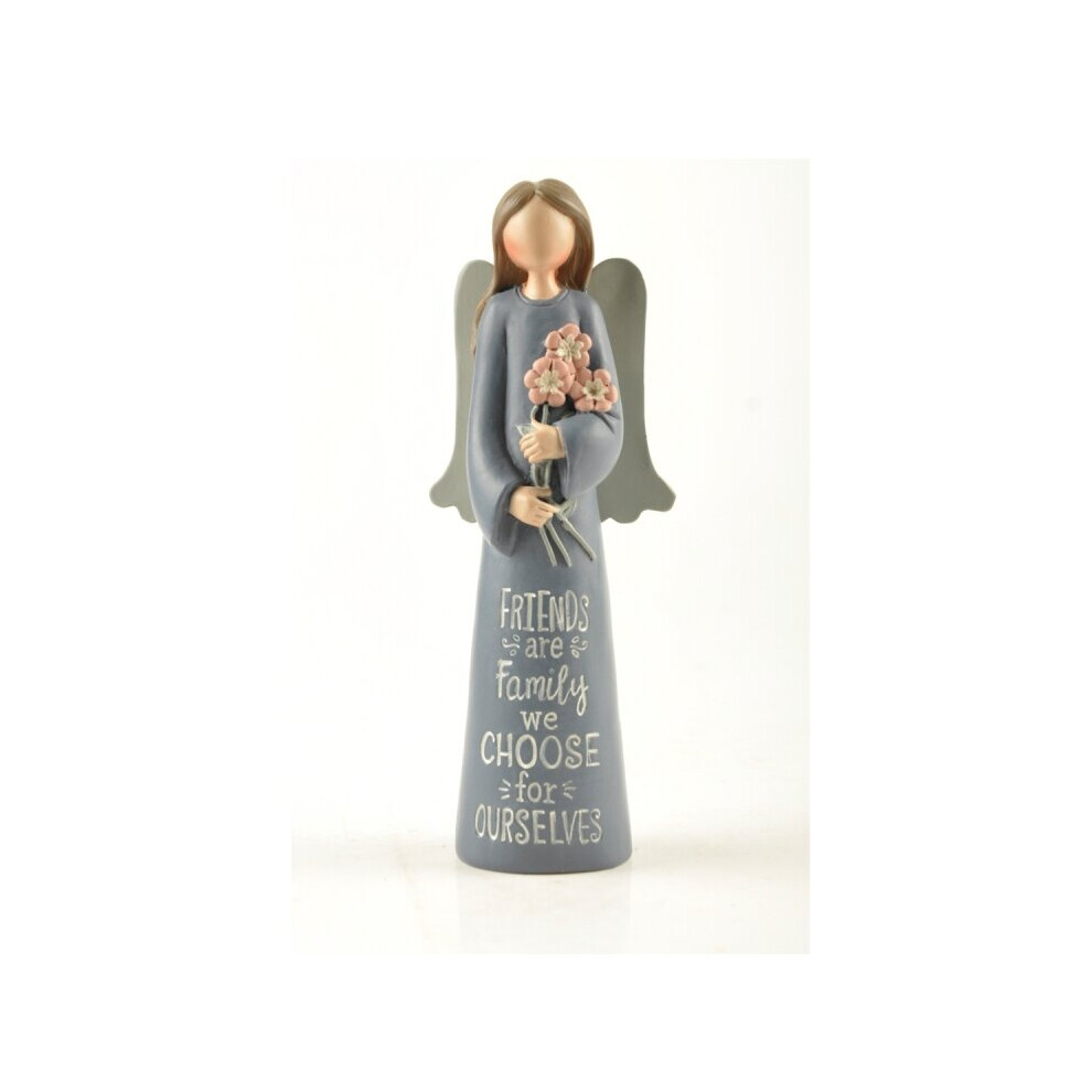 Angel Figurine Friends Are Family We Choose Guardian Angel Sentimental Gift