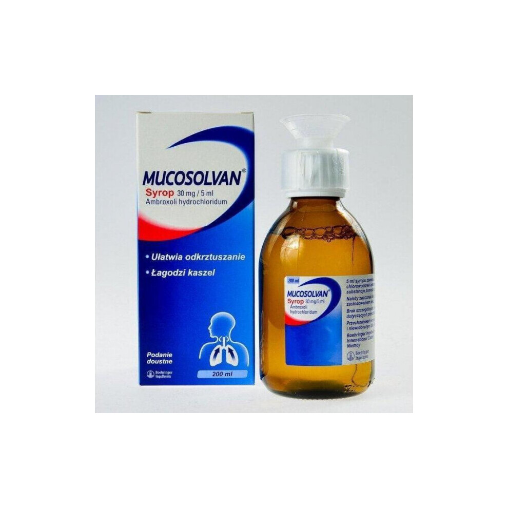 Mucosolvan 30 mg/ 5 ml, syrop, 200 ml