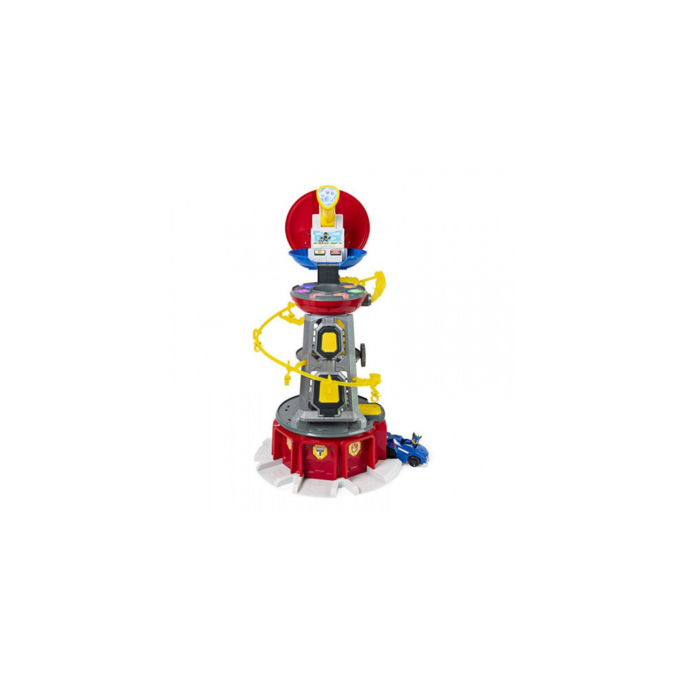 Paw Patrol (New) - Nickelodeon Mighty Pups Super Paws Lookout Tower Playset With Lights And Sounds, For Ages 3 And Up
