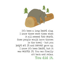 You Did It Sparkle Finished Greeting Card By Dandelion Stationery Cards