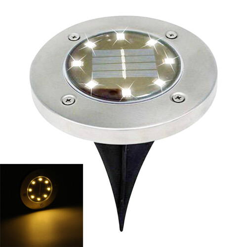 (Warm) 4pc LED Solar Decking Lights