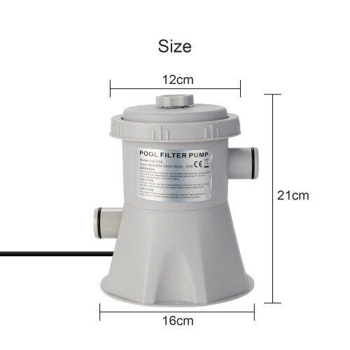 Electric Swimming Pool Filter Pump Powerful Water Cleaning System 1