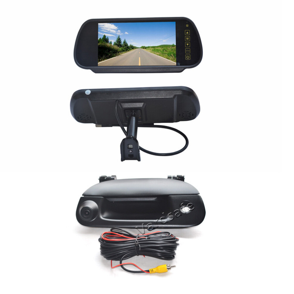 7 Inch Replacement Rear View Screen Display & Reverse Camera For Ford F150 F250 F350 F450 F550 (1997-2007) 755205951489