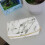 Golden Zipper Pencil Case Marble Patterns Pen Bags Makeup Storage Tool 7
