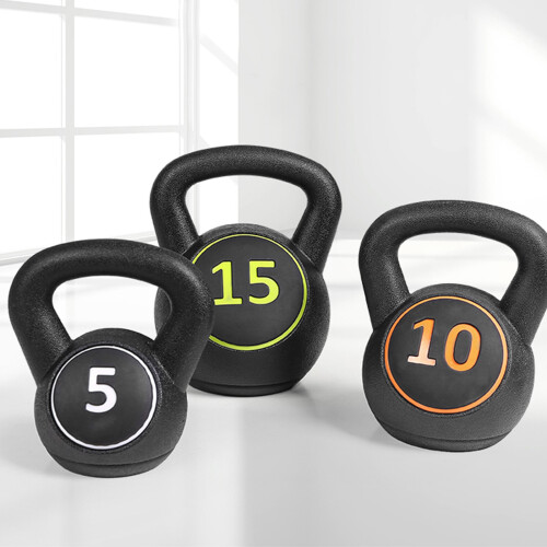 3pc Kettlebell Set - 5, 10 & 15lbs | Weights Set 1