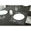 (Black) Table Placemats Place Mat PVC Heat Insulation 6pcs 5