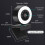 PC Laptop Webcam 2K HD Built-in Adjustable Ring Light with Microphone 6