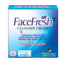 FaceFresh Beauty Cleanser Cream: Hydrating, Brightening Dual-Action Cleanser for All Skin Types (30g)