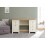 (Cream) Lancaster 4 Drawer Study Desk in Cream Or Grey 3