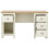 (Cream) Lancaster 4 Drawer Study Desk in Cream Or Grey 4