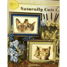 Naturally Cats Counted Cross Stitch Chart Pattern - Cross My Heart