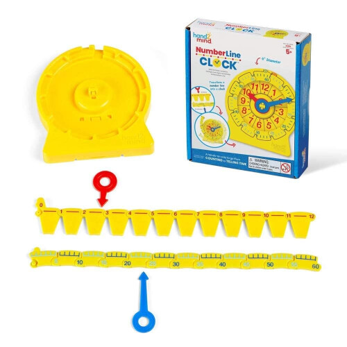 Learning Resources Learning Resources 24-Hour Number Line Clock
