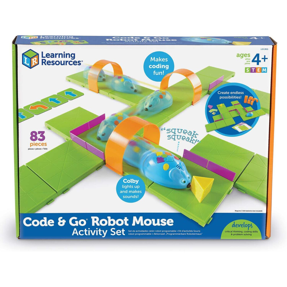 Learning Resources Code & Go Robot Mouse Activity Set