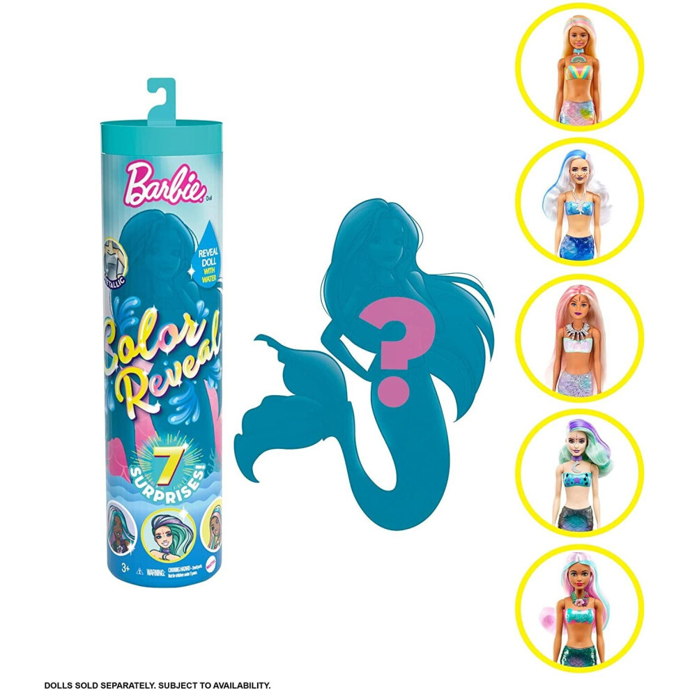 Barbie Color Reveal Doll Assortment Wave 4 Mermaids