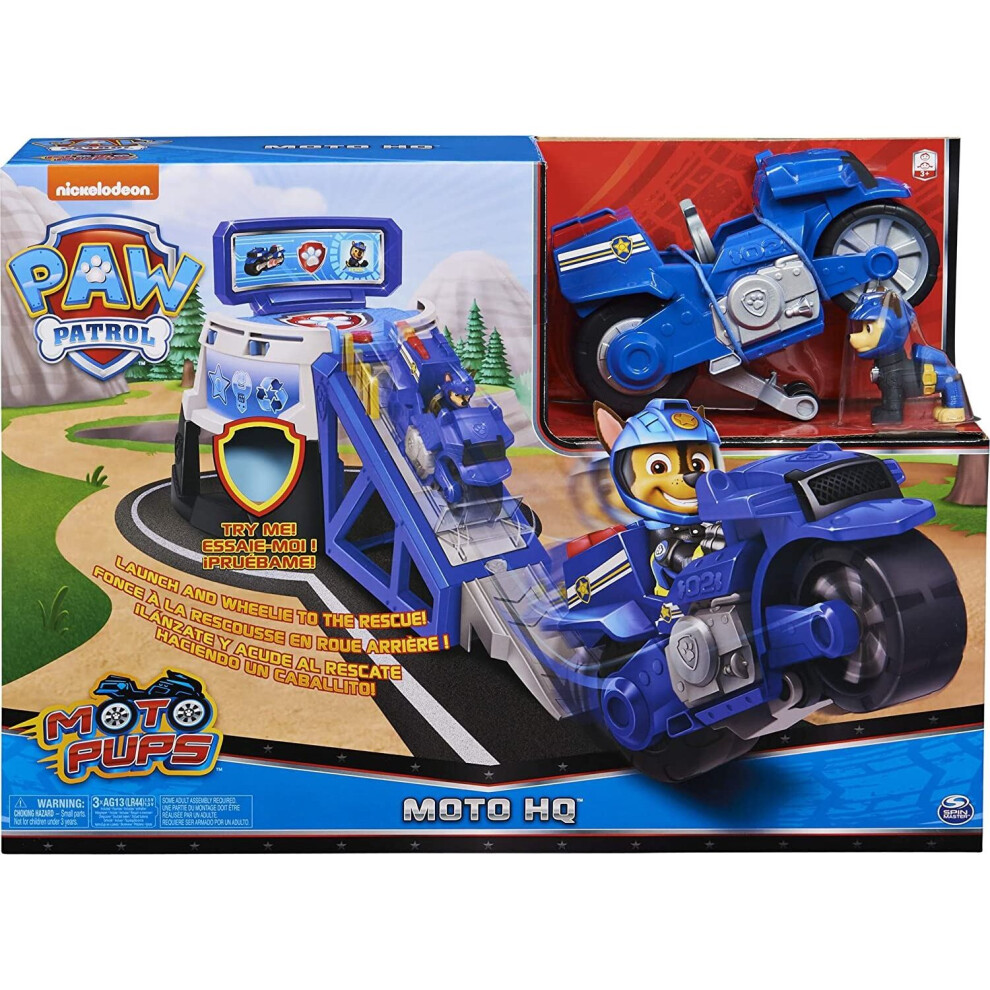 New Paw Patrol Moto Pups Hq Playset 6060233