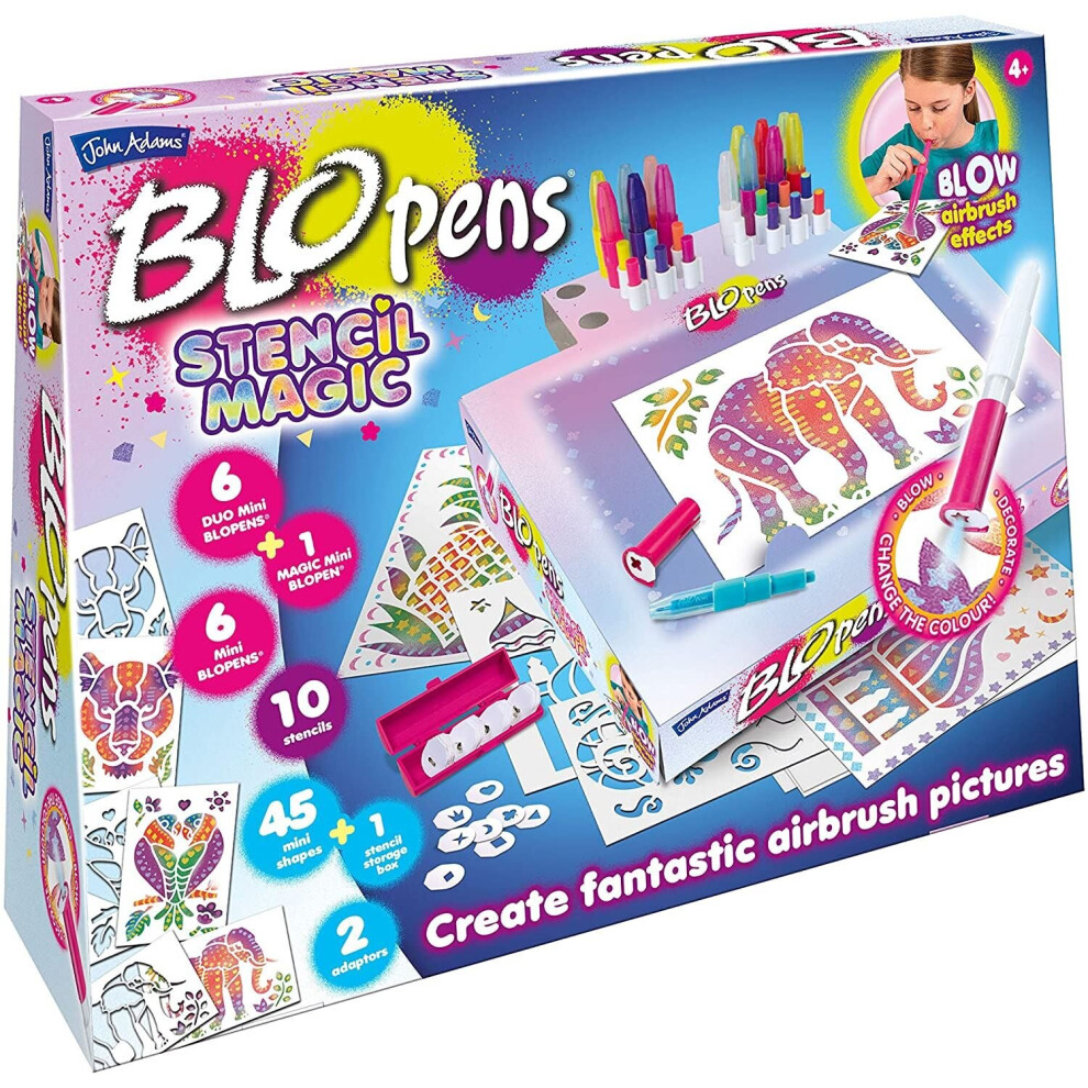 John Adams Blo Pens Stencil Magic