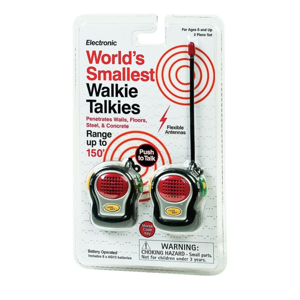 Worlds Smallest Walkie Talkies 035594039976