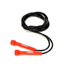 Adidas Essential Adjustable Speed Skipping Rope ADRP11017 - Slim Grip Handles, 3m Length, Fast Smooth Action