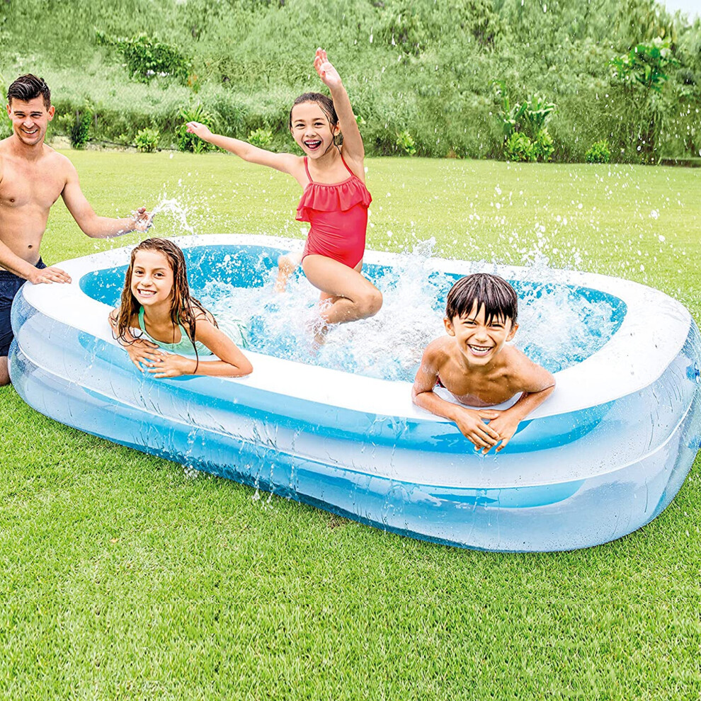 Intex Inflatable Outdoor Garden Fun Family Kids Swimming Paddling Pool