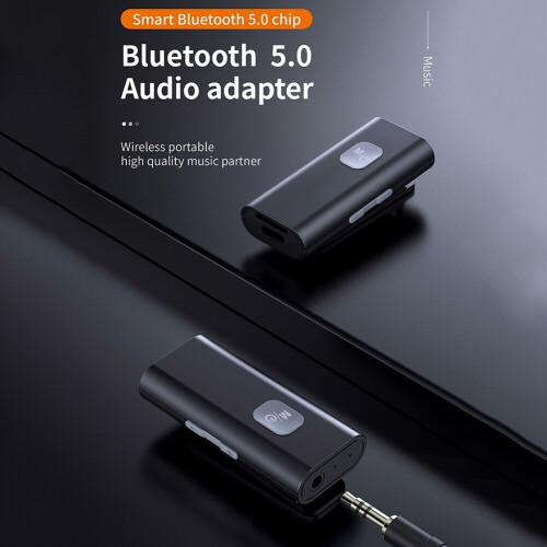 Lavalier Bluetooth Audio Receiver Bluetooth Adapter Support TF Card 1