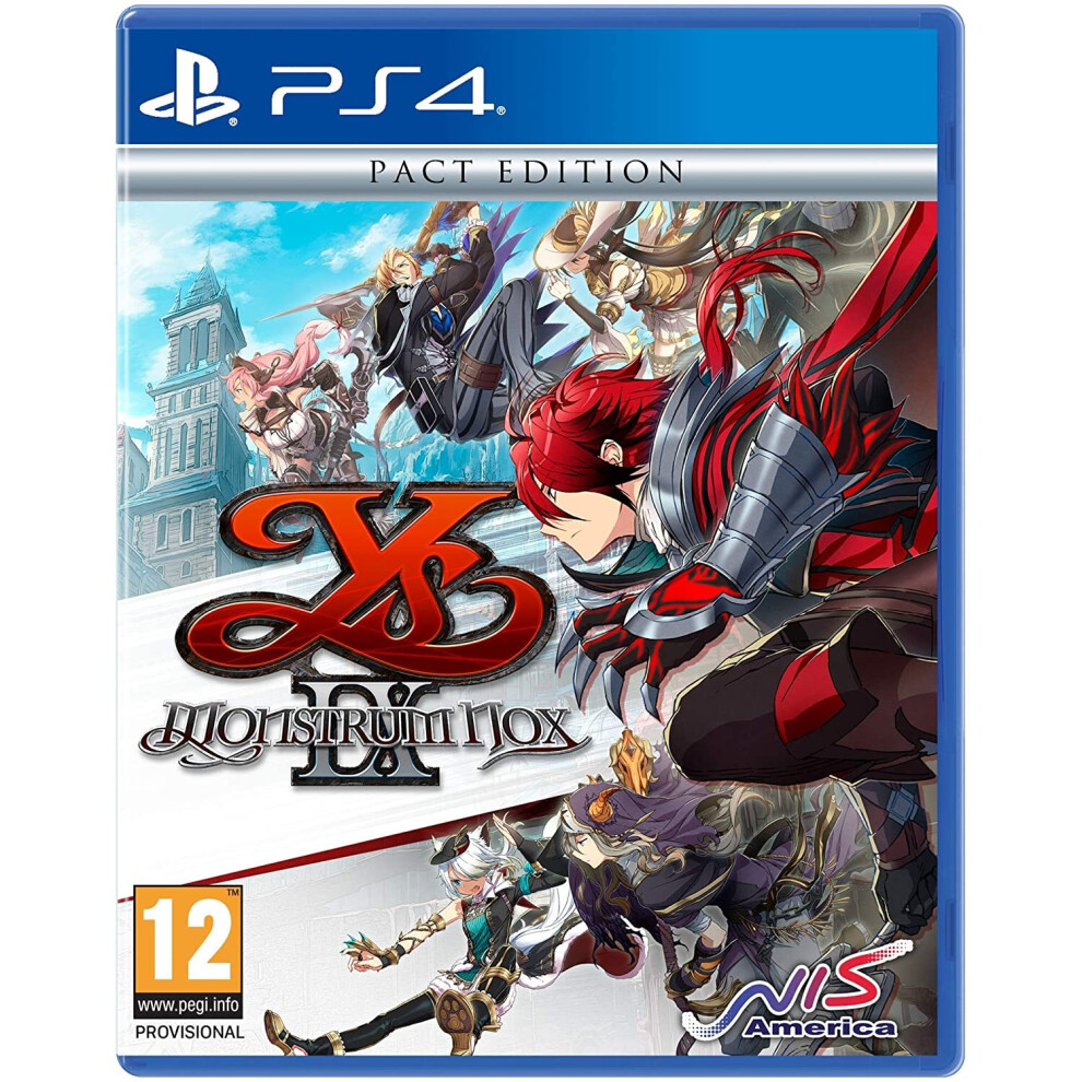 Ys Ix Monstrum Nox Pact Edition Ps4 Game 810023036258