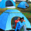 Waterproof 1-2 Man Person Instant Pop-Up Double Layer Beach Tent Camping 10