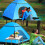 Waterproof 1-2 Man Person Instant Pop-Up Double Layer Beach Tent Camping 7