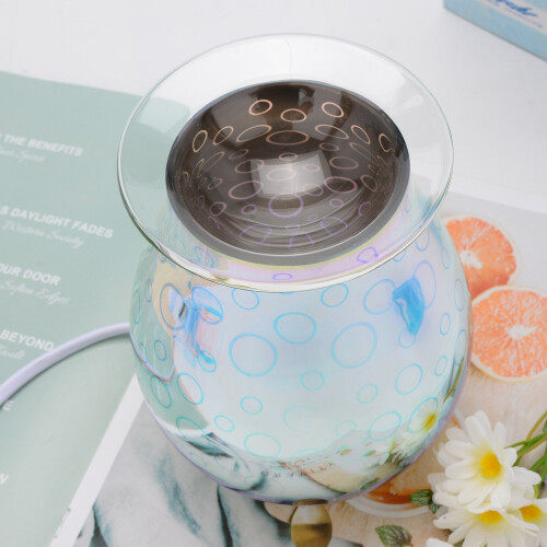 Aroma Electric Wax Melt Burner Firework Glass Lamp Night Light Diffuser Warmer 1