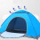 Waterproof 1-2 Man Person Instant Pop-Up Double Layer Beach Tent Camping 2