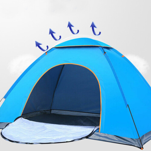 Waterproof 1-2 Man Person Instant Pop-Up Double Layer Beach Tent Camping 1