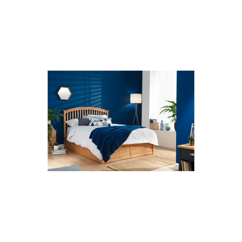 Gfw Madrid Wooden Ottoman Storage Bed 90Cm Brown - Image 10