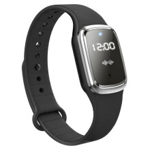 (Black) Ultrasonic Anti Mosquito Insect Pest Bug Repellent Repeller Bracelet Wrist Watch