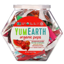 YumEarth, Organic Pops, Favorites, 6 oz (170 g)