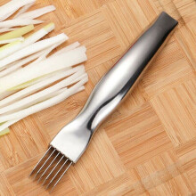 Home Stainless Steel Scallion Onion Vegetable Shredder Knife Cutter Tool