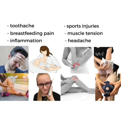 Hot Cold Pack Disc Gel Reusable Knee Elbow Pain Relief  15cm Diameter 1