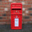 Royal Mail Post Box Cast Iron Pillar ER Office Letter Mail Wall Mount Postal 8