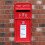 Royal Mail Post Box Cast Iron Pillar ER Office Letter Mail Wall Mount Postal 3