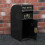 Sort Royal Mail-postkasse med stativ 13