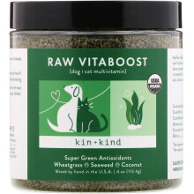 Kin+Kind, Hälsosam hud + päls, För hundar och katter, 4 oz (113,4 g)