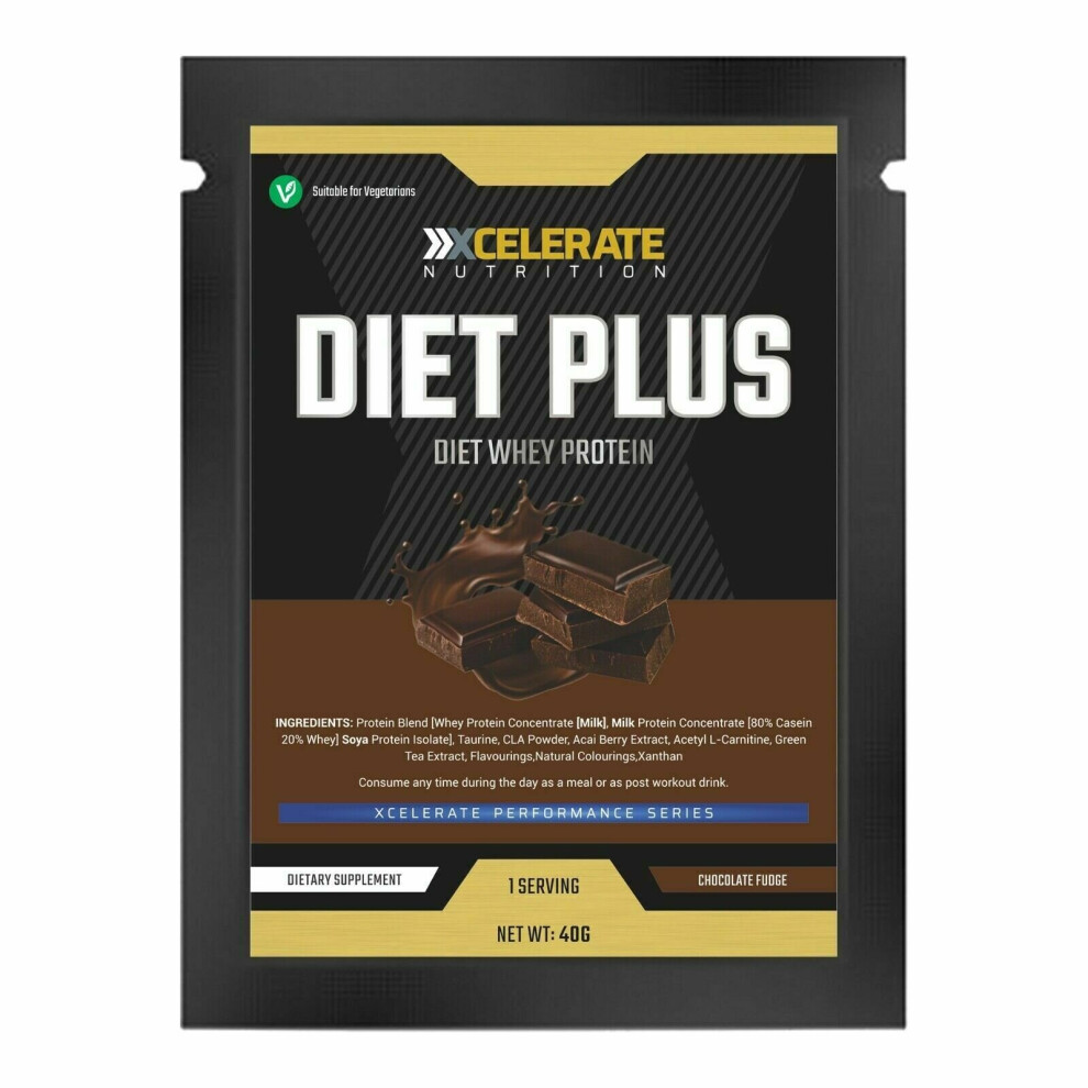 Xcelerate Nutrition (Chocolate Fudge) Diet Whey 36G