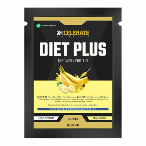(Banana Milkshake) XCelerate Nutrition Diet Whey 36g