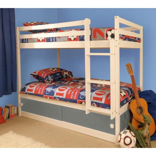 Comfy Living (Grey) Hamlet Wooden Slide Storage Bunk