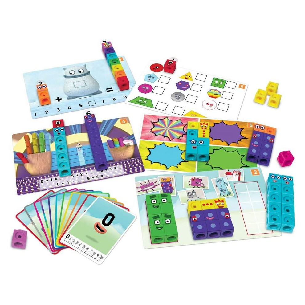 Learning Resources Mathlink Cubes Numberblocks 1-10 Activity Set