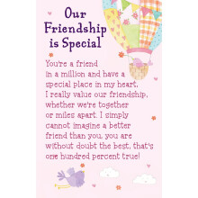 Our Friendship Is Special Heartwarmers Keepsake Credit Card & Envelope Gift
