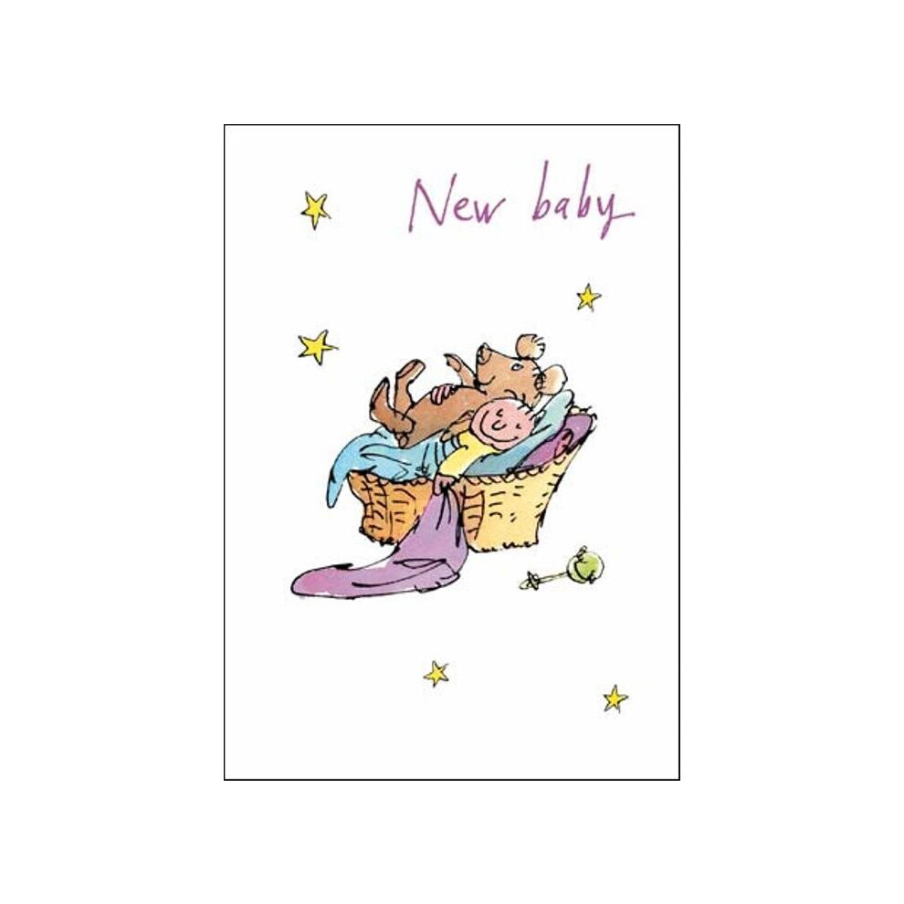 Quentin Blake New Baby Congratulations Greeting Card Popular Range Cards