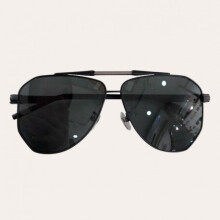 (No.3 sunglasses) Oversize Pilot Sunglasses Men UV400 Retro Brand Designer Big Frame Sun Glasses For Female
