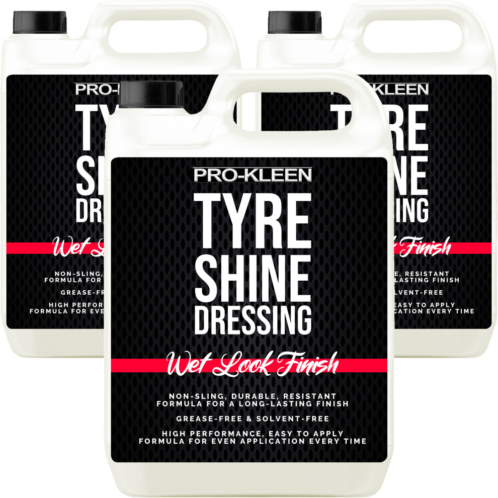 (15L) ProKleen Tyre Shine Dressing Wet Look Finish