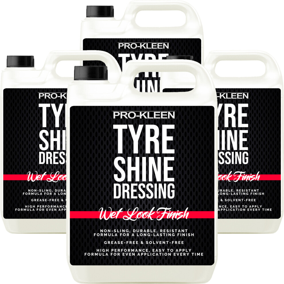 (20L) ProKleen Tyre Shine Dressing Wet Look Finish