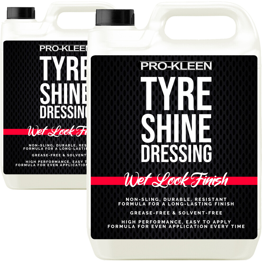 (10L) ProKleen Tyre Shine Dressing Wet Look Finish