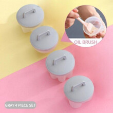 (Pink) 4Pcs/Set Kitchen Household Egg Cooker Plastic Egg Cooker Kitchen Egg Cooker Tool Egg Mold Forming Machine With Lid Brush Pancake